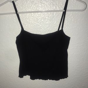 Cute Black Crop Top